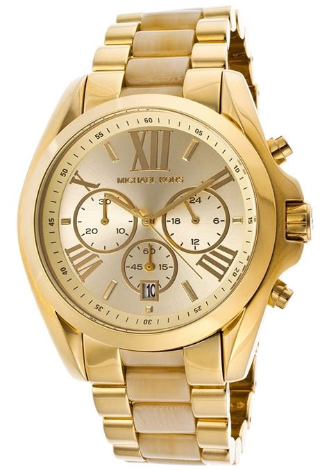 reloj michael kors de mujer dorado|Michael Kors reloj mujer blanco.